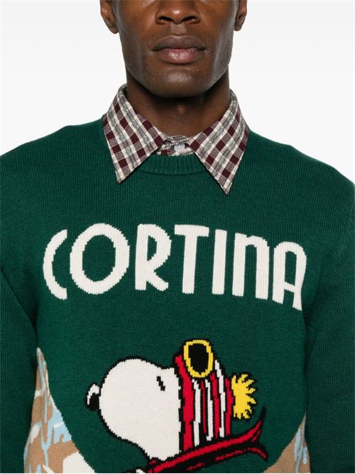 Maglia uomo girocollo Cortina Snoopy MC2 SAINT BARTH | HERONC01149I